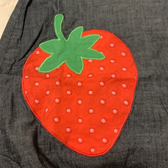 Gymboree strawberry chambray dress - Picture 3 of 7